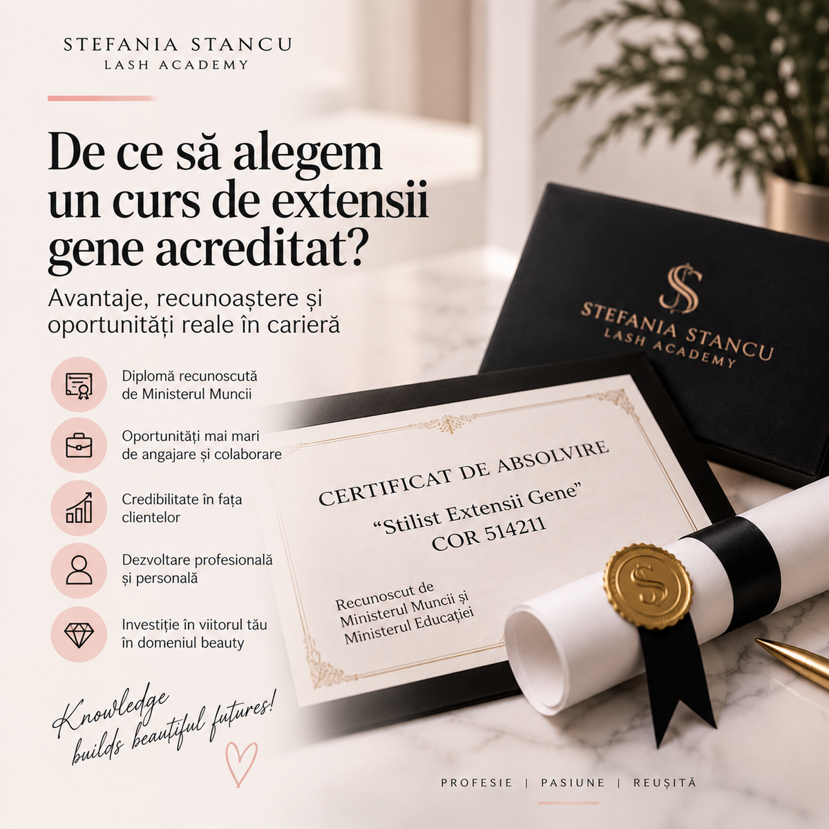 Curs Extensii Gene Acreditat: ce certificat primești și ce înseamnă COR 514211